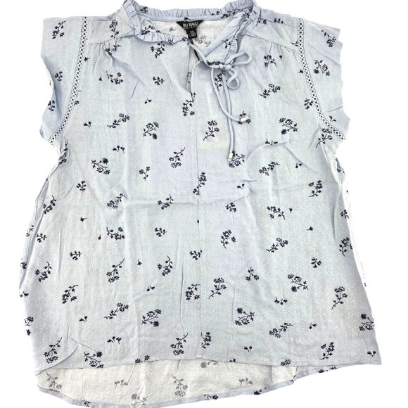 Buffalo David Bitton | Women's Blouse | Blue Floral | Size Small - Picture 1 of 2